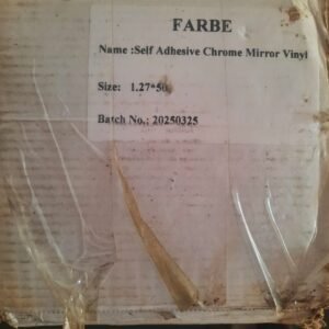 Farbe Silver Crome Mirror Vinyl